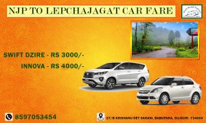 NJP to Lepchajagat Car Fare