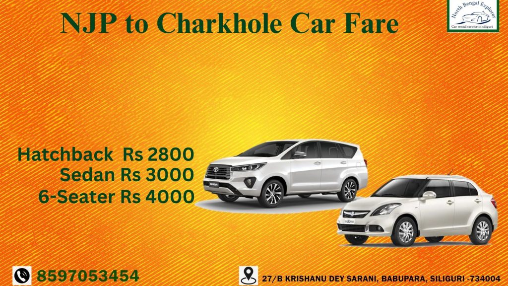 NJP to Charkhole car fare